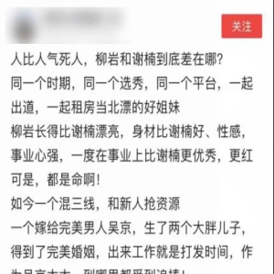 柳岩VS谢楠:昔日主持届好闺蜜,怎么能过的天壤之别?