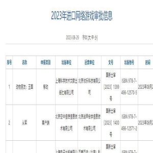 8月份游戏版号 《女神异闻录：夜幕魅影》等过审